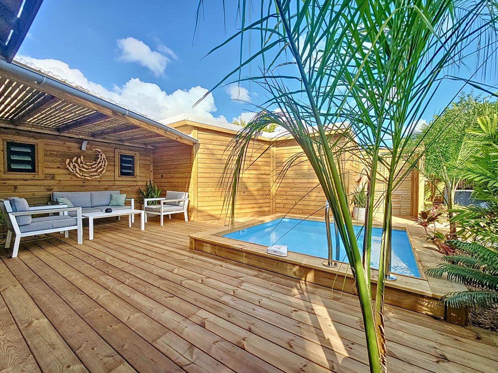 Villa L'Anjou Creole A Sainte Anne En Guadeloupe Avec Piscine Privee Et 2 Chambres Pour 4 Personnes 외부 사진
