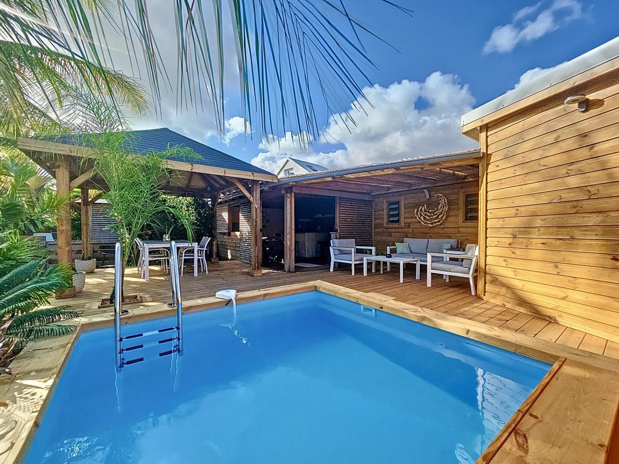 Villa L'Anjou Creole A Sainte Anne En Guadeloupe Avec Piscine Privee Et 2 Chambres Pour 4 Personnes 외부 사진
