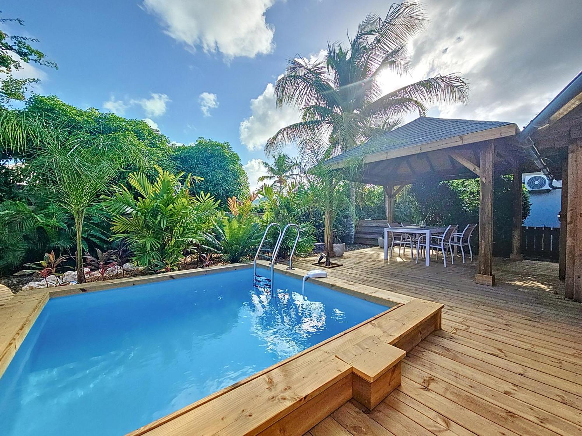 Villa L'Anjou Creole A Sainte Anne En Guadeloupe Avec Piscine Privee Et 2 Chambres Pour 4 Personnes 외부 사진
